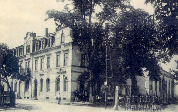 Grauer Storch, um 1900